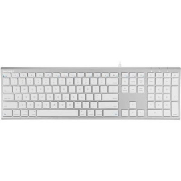 Securityman Macally Aluminum Ultra Slim USB Wired Keyboard for Mac & PC ACEKEYA